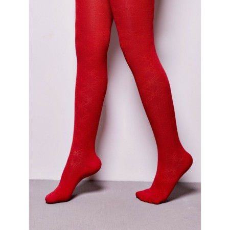 Pantyhose Baby thin cotton conte kids, height 116-122 cm, Bordeaux color