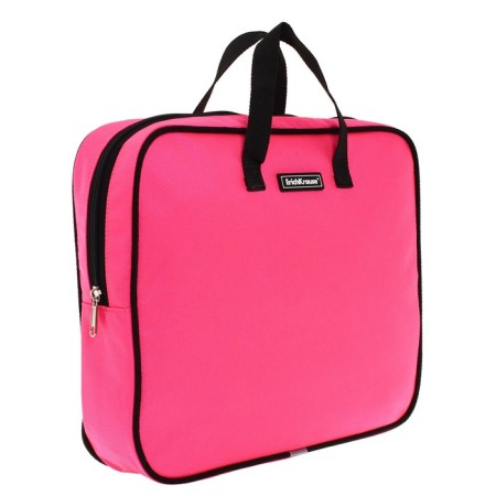 Folder with handles textile A4, 360 x 290 x 70 mm, Erich Krause Neon Pink, neon/pink, 54670-1