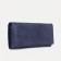 Women's wallet on the button, blue color