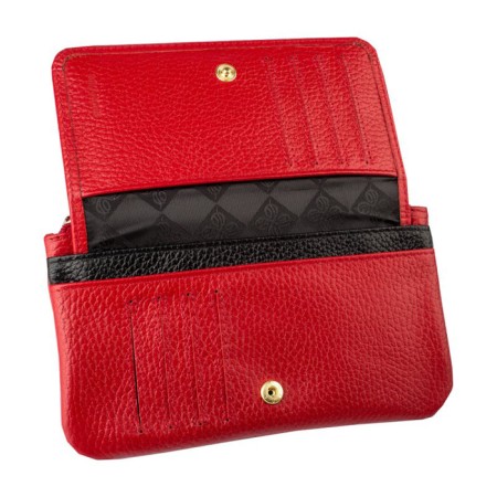 Purse with lightning, red-black color-1