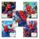 Notebook in a cage 12 sheets, 5 types of mix, cover coated cardboard, spider-man