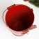 Kashpo "Vederko Rustad" Red, 15x15x14cm