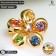 Brooch "Flower" Five -Tree, colored in yellow gold (indivisible packing 12 pcs., Price per pcs.)
