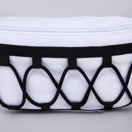 Board waist with lacing, white color-3