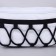 Board waist with lacing, white color