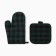 New Year. Kitchen set 2 Ave. Ethel Cell centered, gently. 17*17cm, mittens-sigv. 26*16cm, 100%p/e