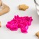 The cookie "unicorn", cutting, stamp, 9.5 × 7 × 1.5 cm, pink color