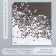 Scrapbooking paper "Triangles in details" density 180 g 15.5x17 cm