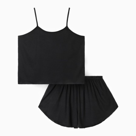 Female pajamas (top, shorts) KAFTAN Rr. 44, col. black-6