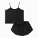 Female pajamas (top, shorts) KAFTAN Rr. 44, col. black