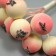 Decor for creativity "Berry Rowan" 1 bouquet = 10 berries white-pink hoar 10x1.5 cm