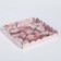 Cookie box, confectionery packaging with PVC lid, My Best Wishes, 21 x 21 x 3 cm