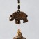 Wind music metal, plastic "Elephant" 5 bells 42 cm