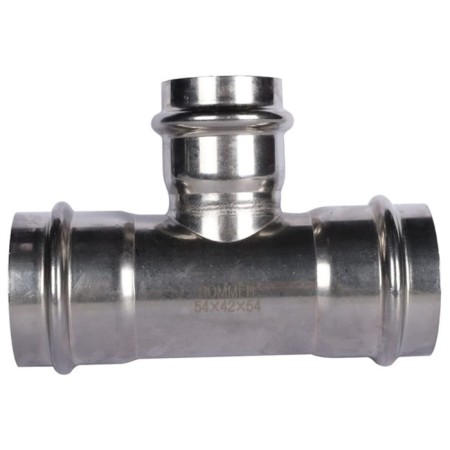 The transitional transition Rommer RSS-0014-544254, VPR, D = 54 x 42 x 54 mm, press, stainless steel-2