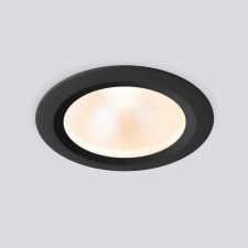 The built -in LED, moisture -proof IP54 Elektrostandard, Light Led 3003, 85x85x60 mm, 6W, LED, 370LM, 4000K, Black color