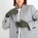 Gloves are female, dimensionless, without insulation, khaki color