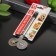 Knife for pizza and dough fargo, 17 × 7 cm, bilateral, silver color