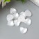 Tops for creativity plastic "Hearts" mother of pearl set 10 pcs 1.6x1.6 cm