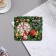 Mini -postcard double "New Year is the time of miracles!" glitter, clock, 16.5x10 cm