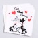 Paper Napkins "Micper Love", 33x33 cm, set 20 pcs
