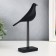 Souvenir Polystone "Bird - Long legs" Black 23x17 cm
