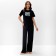 Pajama female (T -shirt and trousers) KAFTAN p. 40-42, black