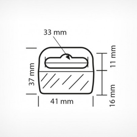 Hand-lover self-adhesive Hang Tab-4, the color is transparent-3