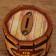 Wooden piggy bank "On Black Day", h = 8, d = 9.5 cm
