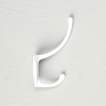 Hook furniture tundra TKD012, two -rod, white-3