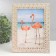 Photo frame plastic 13x18 cm "Greek patterns" gold on white 21.5x16.5 cm