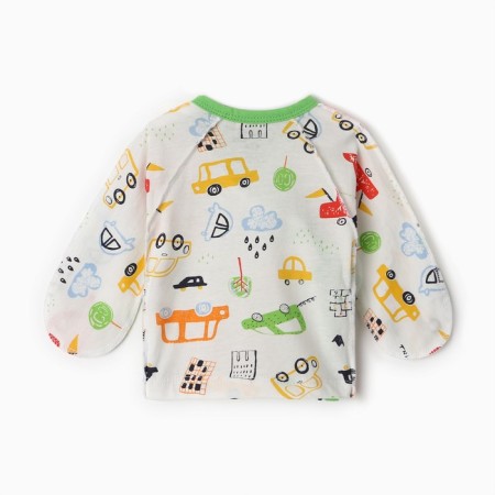 Kit for newborns, white color/cars, height 62 cm-5