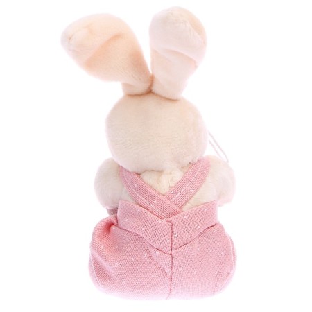 Soft toy "Bunny", on a suspension, with a heart, species mix-1