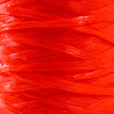 Yarn "for knitting mochecks" 100% polypropylene 400m/100 ± 10 g in the shape of a cylinder (red)-2