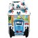 Bed Blue Blue Tractor "City" 112x147 cm, 60x120+20 cm, 40x60 cm, 100% cotton, tilon 125g/m2