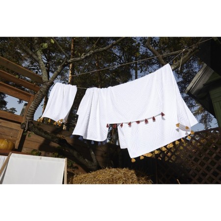A towel with tkano essiential brushes, 610 gr, size 50x90 cm, white color-1