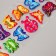 Stick plastic volumetric "butterflies" with gold stroke MIX 33.5x6 cm