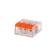 Universal compact terminal of QMS 221-413, 3-wire up to 4.0 mm² (blister 5 pcs./Union) Rexant 108