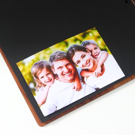 Photo album 30 sheets "heart dandelion" (corners+rings) 26x26x2 cm-3