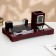 Set of table office 5B1 with a clock, red tree