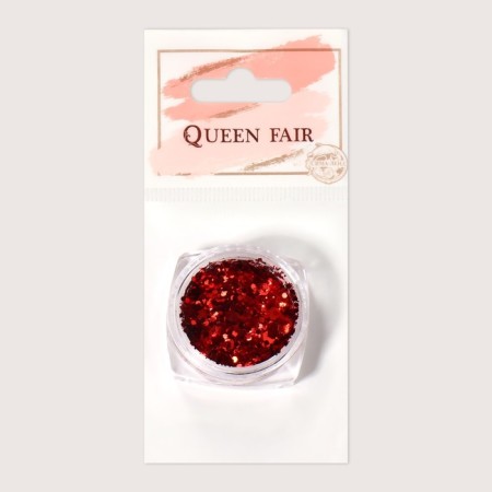 Sparkles for decor, large/small, red color-5