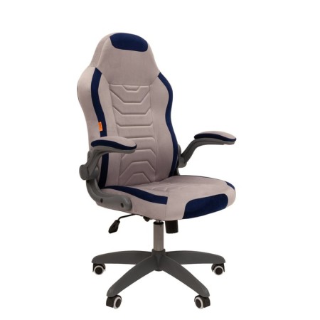 Game chair "Chairman Game" 50 t53/t82 n velor, gray/blue