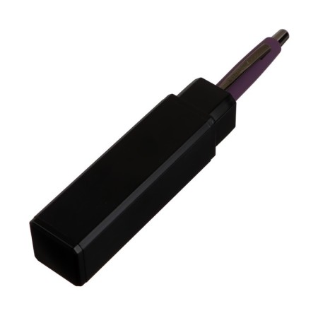 Handle Automatic San Remo 1.0 mm, metal purple case, blue rod, in a tube-3