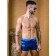 Male bathing panties Alohamare, size 48, dark blue color, blue