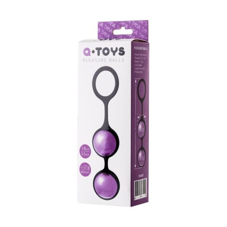 Toyfa A-Toys vaginal balls, abs plastic, purple color, d = 3.1 cm-2