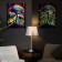 Picture on numbers with luminous paint, 40 × 50 cm "neon mushrooms" 18 colors