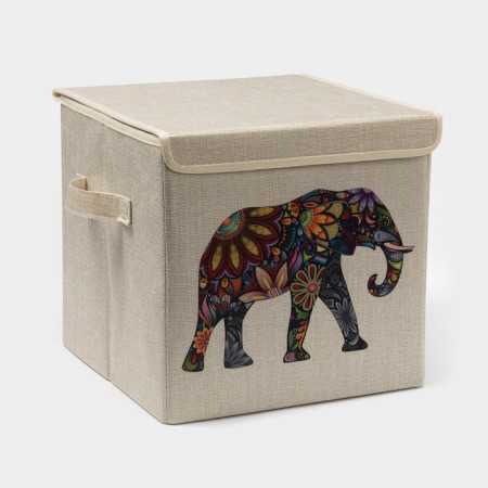Stelly box for storage "Elephant", 30 × 30 × 28.5 cm