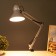 Lamp on the clamp 101 "Springs, white" E27 40W Risalux