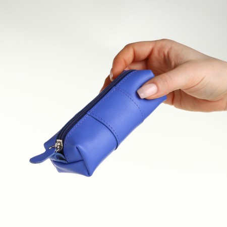 Pocket Key with lightning, textura, length 12.5 cm, ring, lilac color-5