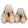 Soft toy "Bunny mi in a golden dress", 23 cm