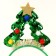 New Year! Carnival rim "Christmas tree", color mix